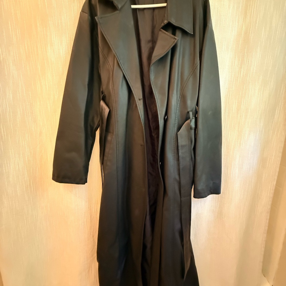 PrettyLittleThing Black Leather Jacket